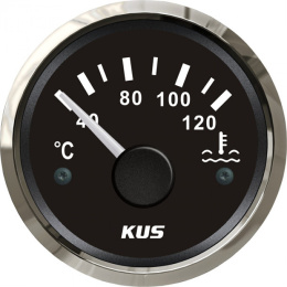 Указатель температуры воды 40-120 град черн/нерж (BS) KUS (KY14004)
